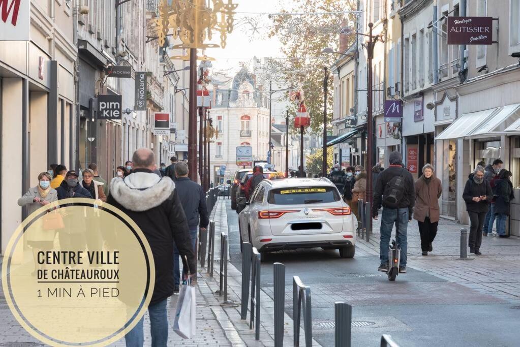 Le Petit Martial - Coeur De Ville,Refait A Neuf,Tout Equipe, Parking Châteauroux Exterior foto